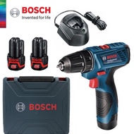 BOSCH GSR120LI Cordless drill driver 10mm 12V 2 battery and 1 charger and EXTRA accessories in heavy duty case