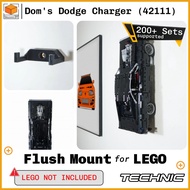 Flush Wall Mount for Lego Technic Dom's Dodge Charger (42111)
