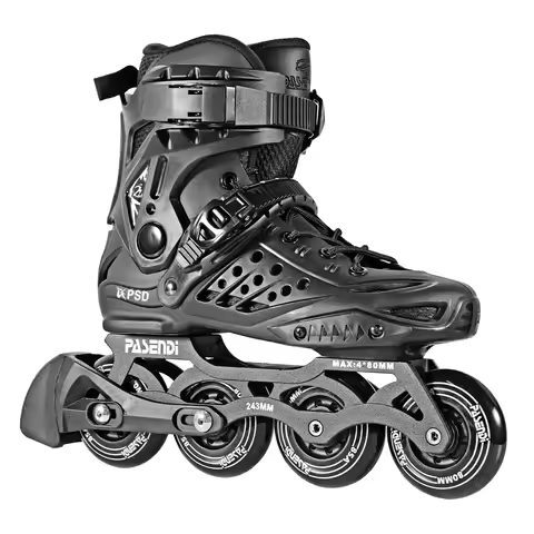 Professional 4X80Mm Wheels Inline Skates,Outdoor Fitness Single Row Skates for Adult Women Men,Remov