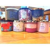 Bath and body works 1w / 3 wick candles