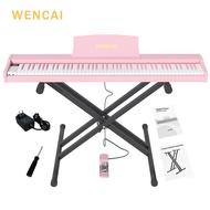 WENCAI Digital Piano With Stand 88 Keys Professional Wood Smart Portable Electric Piano Keyboard