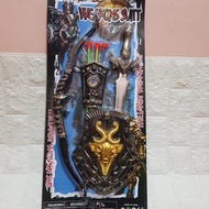 Weapons Suit Sword Toy Set - Boys' Shield Arrow Sword