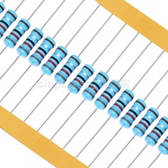 1W Metal Film Resistance Five-Color Ring 0.68 R 6.8K 68K 680R 0.75 R 7.5K 75K 750 ohm