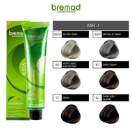 bremod Hair Color 100ml ( ash color) silver gray, Metallic gray, Light gray,