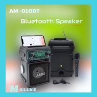 ♠™KUKU AM-018BT Rechargeable FM/SW/AM Radio with USB/SD/TF Music Bluetooth Speaker