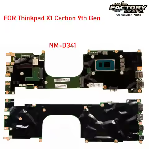 NM-D341 Laptop Motherboard For ThinkPad X1 Carbon Gen 9 with CPU I5-1135G7 I7-1165G7 16G 32G