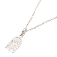 [Used] Chanel CHANEL Necklace Door Motif Necklace Neck size 37.5/40cm K18WG (White Gold) Door Motif 