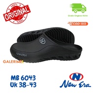 Sepatu sandal karet pria wanita New Era MB 6043 Slip on murah