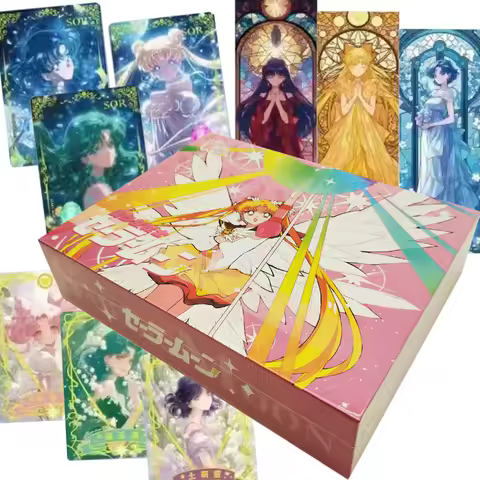 Japanese Anime Sailor Moon Collection Cards for Girls Tsukino Usagi Mizuno Ami Dreamy and Beautiful 