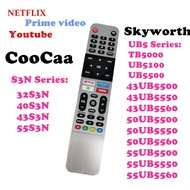Coocaa Skyworth TV Android 539c-268920bộ remote control W010 for smart TV tb5000 ub5100 ub5500 ub5 s