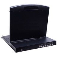 1U Rackmount 18.5" LCD with 8 port HDMI KVM switch, 8 x 1.8 meter KVM Cable (Model: KHDMI-1908W)