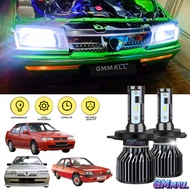 Lampu Depan Besar Proton Saga Lama LMST Iswara Aeroback LED H4 Headlamp Headlight Kereta Car Lamp