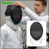Fencing Mask Equipment Professional Breathable Comfortable Portable Sturdy Supplies Gear Black for T