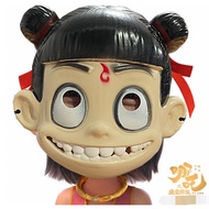 Anime cartoon Nezha mask, popular cosplay prop and toy.