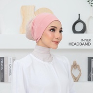 ALAYNA Inner Headband | Scarf Anak Tudung Separuh Hairband Half Cotton Bergetah