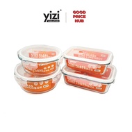 YIZI Glass Air-Tight Storage Container (550ML - 950ML)