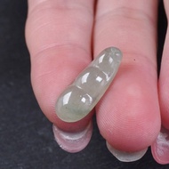 冰種翡翠福豆吊飾 | 裸石 | 天然緬甸玉翡翠A貨 | 送禮