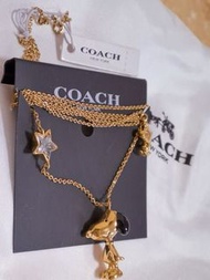 大減價Coach Snoopy woodstock long necklace