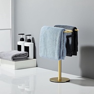 1 Piece Free-Standing Towel Rack Tower Bar for Bathroom Vanity Stainless Steel Towel Bar Rack Stand