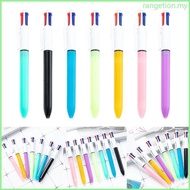 RAN 4 Colors Shuttle Pens Multicoloured Pens 4-in-1 Retractable Ballpoint Pens