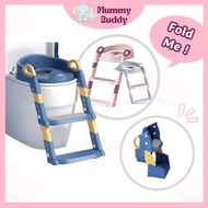 Infant Folding Potty Seat Training Toilet Bowl Seat with Ladder for Baby Safe Kid Toilet Ladder Kid 
