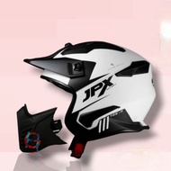 Jpx MX726R SOLID Helmet | Black DOFF RED | Mx726 R CROSSOVER MX 726R Standard DOT