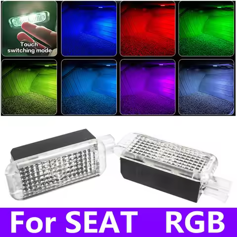 LED Car Interior RGB Atmosphere Lamp Footwell Light Accessories For SEAT Leon 5F MK3 3 Ateca Ibiza S
