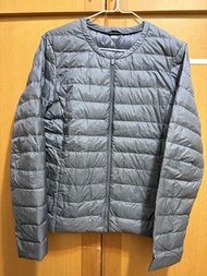 Uniqlo 灰色輕羽絨外套