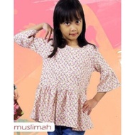 Prelove Aqeela Muslimah kids blouse. Size 2
