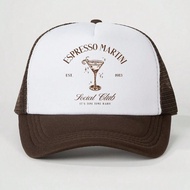 TW Hot Sale Espresso Martini Martini Coffee Net Cap Baseball Cap Cap Korea 0VTN