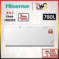 [Free Shipping] Hisense (780L) 8 In 1 Chest Freezer With LED Light FC900D4BWBP
