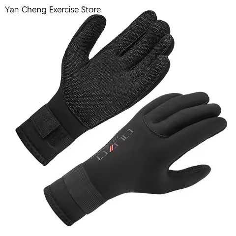 Neoprene 3/5mm Diving Spearfishing Gloves Keep Warm Underwater Fishing Gloves Anti-slip Scratch Proo