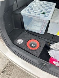 JBL subwoofer in car, take in Tsuen Wan garage