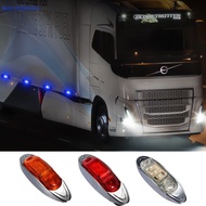(warmbeen) 12V 24V 3LED Side Light Car Exterior Light Warning Tail Light Signal Light Trailer Truck Brake Light Indicator Lamp