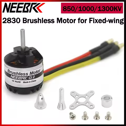 1/2/4PCS 2830 D2830 850KV 1300KV Brushless Motor 2-4S for RC Plane Airplane Fixed-wing Multicopter F