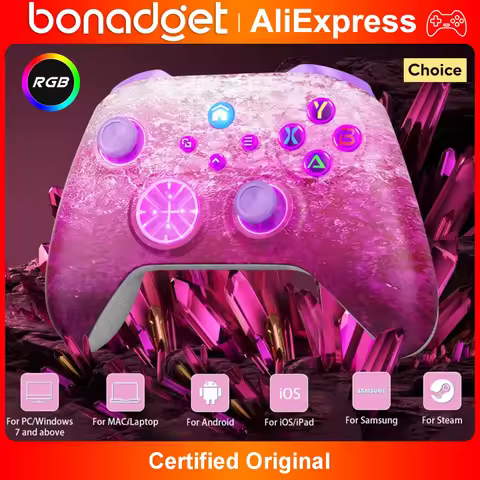 For XBox One/S/X/Series S/X/PC Wireless Wifi Game Controller RGB Hall Effect Gamepads 6 Axis Gyro Tu