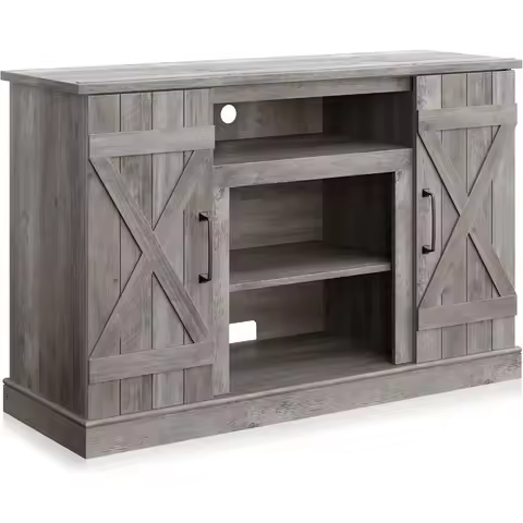47 Inch TV Stand & Media Entertainment Center TV Cabinet with Storage for TVs up to 50 Inch Console 