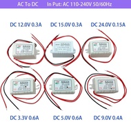 AC to DC Converter Step-down Power Supply Module AC110V 220V 230V To DC 3V 5V 9V 12V 15V 24V 3W Led 
