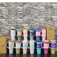 Owala Thermos Cup Handle Handle with Straw Car Cup 24oz32oz30oz40oz Original logo Water Cup