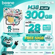 Simkad Prepaid BeONE Mobile Prepaid SIM Card | Maxis Network Malaysia | MNP atau Nombor Baru 4 Digit