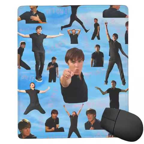Zac Efron Troy Bolton Bet On It High School Musical 7x9 in 22x18 cm MousePad Computer Keyboard Mouse