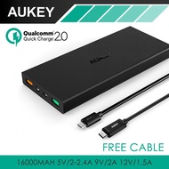 AUKEY 16000mAh Power Bank USB PowerBank External Battery Pack Fast Phone Charger for Xiaomi iPhone X