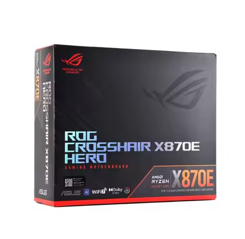 Brand New AS ROG CROSSHAIR X870E H ERO Motherboard AMD ROG CROSSHAIR X870E H ERO DDR5 DIMM SATA III 
