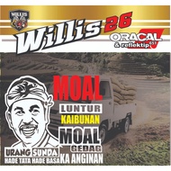 DEDI MULYADI BAPA AING 2 CUTTING STICKER DEDI MULYADI 2 CUTTING STICKER REFLECTIVE MATERIAL 3 COLORS