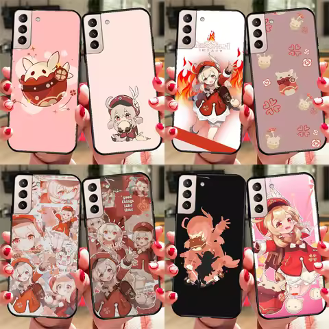Genshin Impact Klee Game Case For Samsung Galaxy S23 Ultra Note 20 10 S9 S10 Plus S20 S21 FE S22 Ult