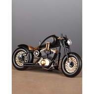 Simulation Harley Tough Guy Motorcycle Model Creative Handmade Metal Crafts Home Decoration Gift Col