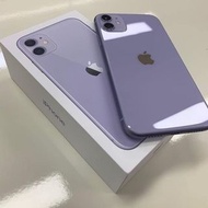 APPLE 優雅淡紫色 iPhone 11 256G 高容量 約近全新 盒裝配件齊全 保護貼 刷卡分期零利 無卡分期