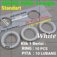 SMOKE RING 9 SINGLE  / Lubang gorden Untuk membuat gorden harga utk kelipatan per 10 lubang