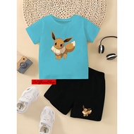 DC EEVEE CHILDREN'S CLOTHING SET GIRLS' CLOTHING SET/ 2-10 YEARS