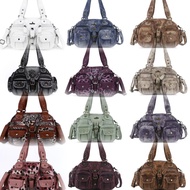 Three Crooked Angel Kiss Female Bag Asian Culture Unique Hot Girl Retro Millennium Hot Girl Underarm